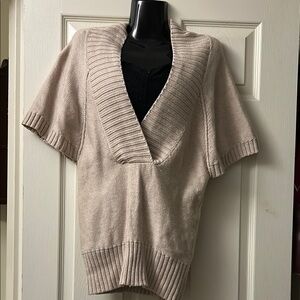 Laundry Women's Beige Sweater Oversized 100%Merino wool